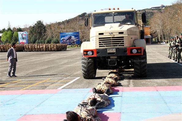 صبحگاه مشترک یگان‌های نمونه نزاجا