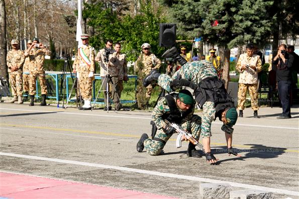 صبحگاه مشترک یگان‌های نمونه نزاجا