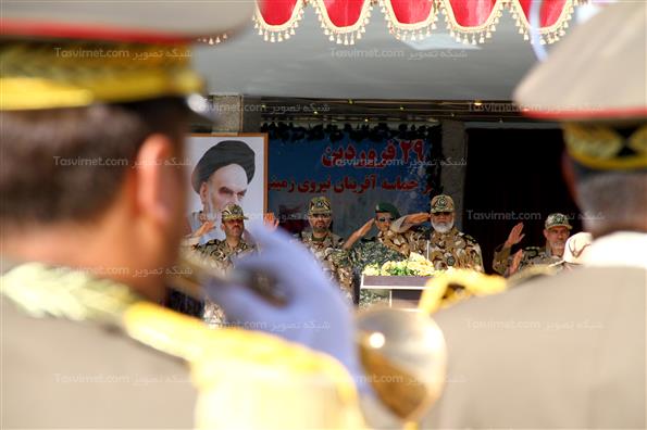 صبحگاه مشترک یگان‌های نمونه نزاجا