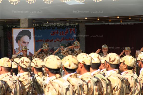 صبحگاه مشترک یگان‌های نمونه نزاجا