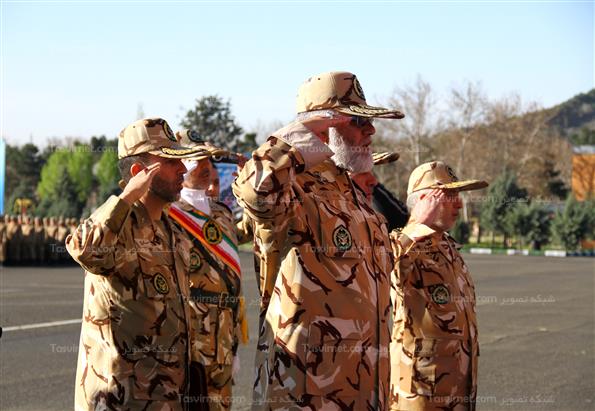 صبحگاه مشترک یگان‌های نمونه نزاجا