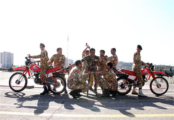 صبحگاه مشترک یگان‌های نمونه نزاجا