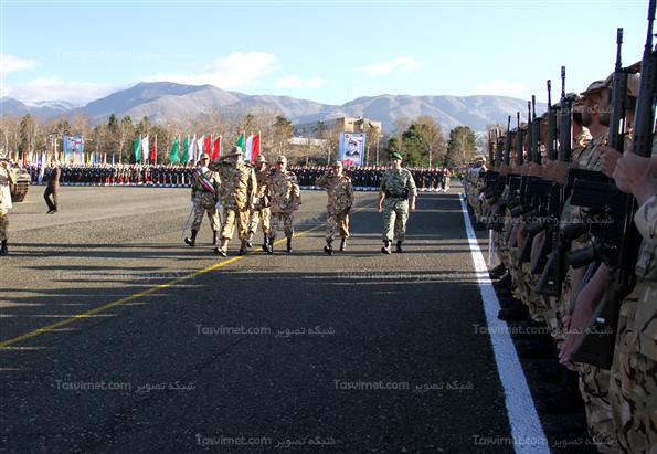 صبحگاه مشترک یگان‌های نمونه نزاجا