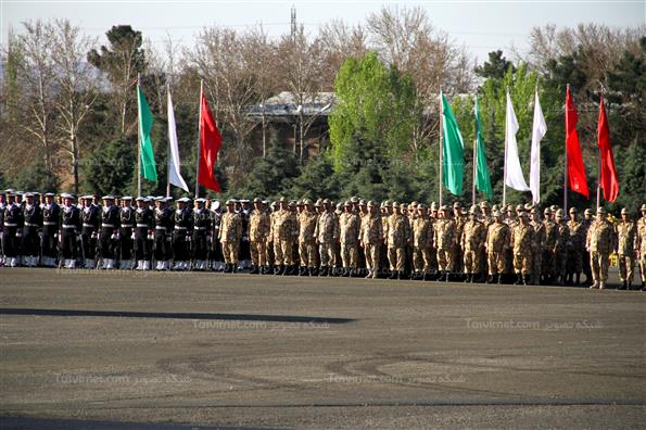 صبحگاه مشترک یگان‌های نمونه نزاجا