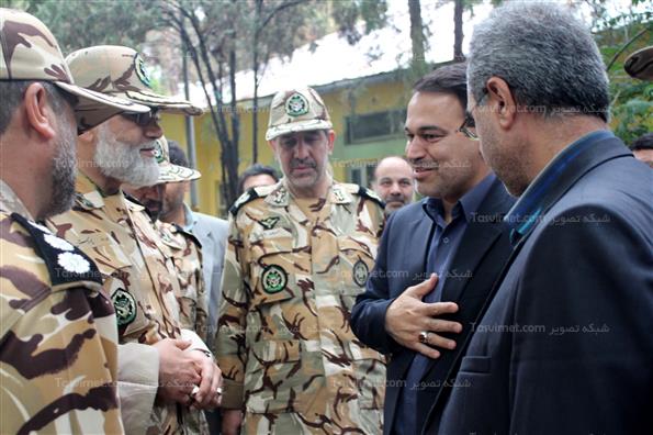 افتتاح چند پرو‍ژه عمرانی توسط امیر پوردستان