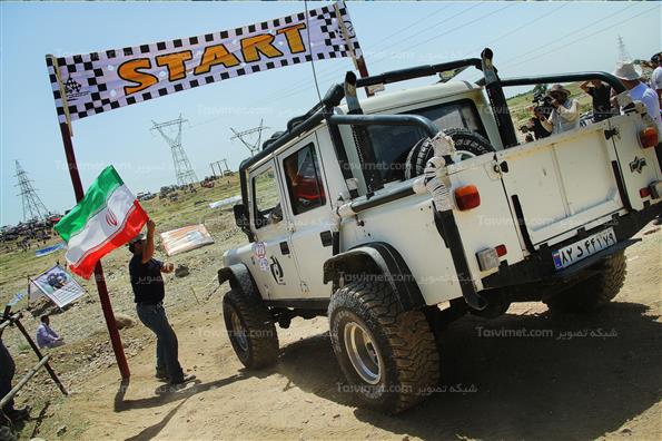 مسابقات اتومبیلرانی آفرود در قزوین