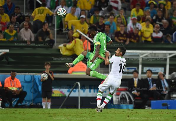 دیدار تیم های فوتبال ایران و نیجریه