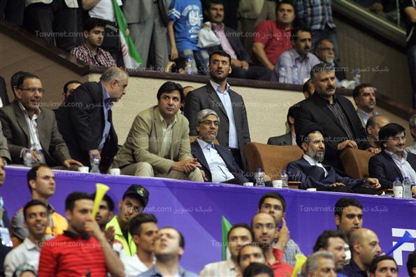 دیدار تیم های ملی والیبال ایران و لهستان