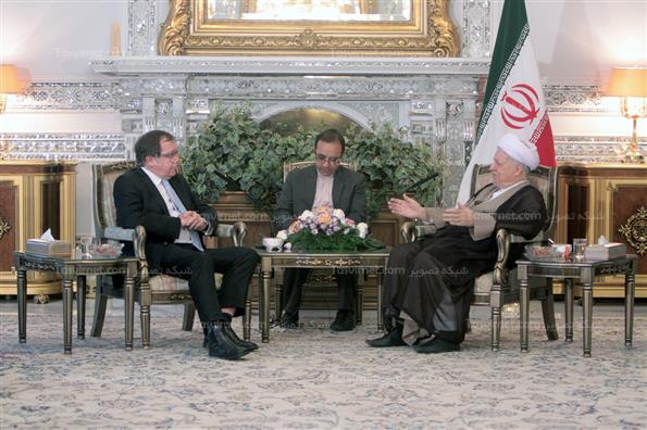دیدار وزیر امور خارجه زلاندنو با هاشمی رفسنجانی