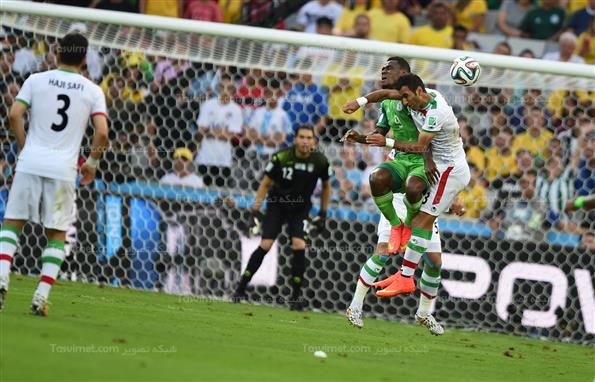 دیدار تیم های فوتبال ایران و نیجریه