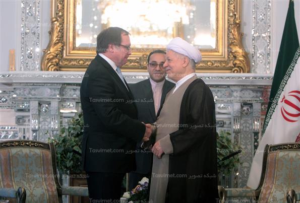 دیدار وزیر امور خارجه زلاندنو با هاشمی رفسنجانی