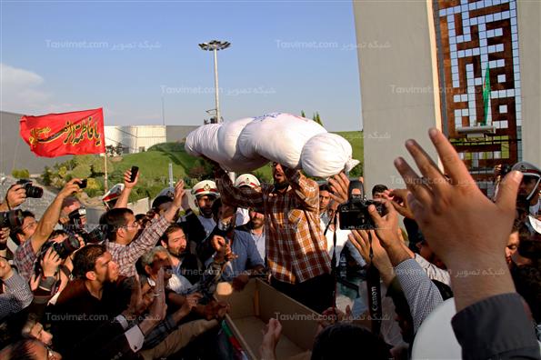 تشییع پیکر شهید گلچینی در باغ موزه دفاع مقدس