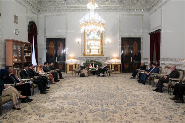 دیدار رئیس مجلس سنگاپور با آیت الله هاشمی رفسنجانی