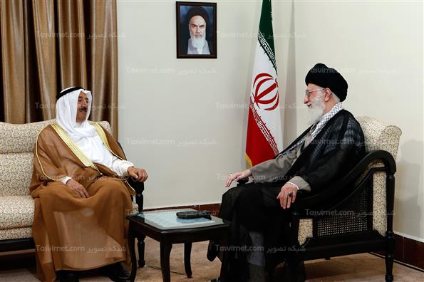 دیدار امیر کویت با رهبر انقلاب اسلامی