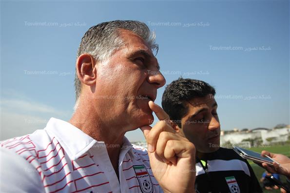 تمرین تیم ملی فوتبال ایران در برزیل