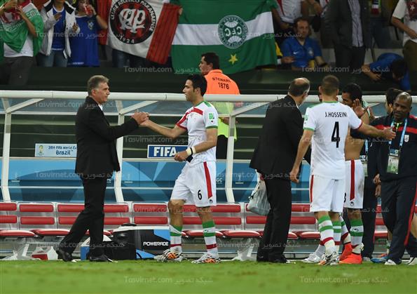 دیدار تیم های فوتبال ایران و نیجریه