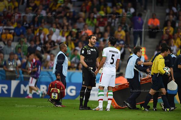 دیدار تیم های فوتبال ایران و نیجریه