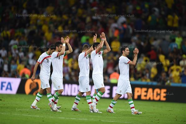 دیدار تیم های فوتبال ایران و نیجریه