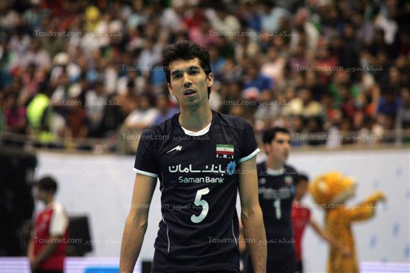 دیدار تیم های ملی والیبال ایران و لهستان