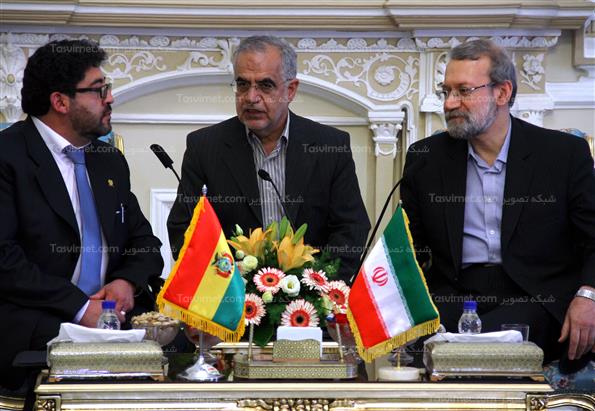 دیدار روسای مجالس ایران و بولیوی