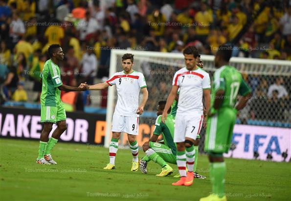 دیدار تیم های فوتبال ایران و نیجریه