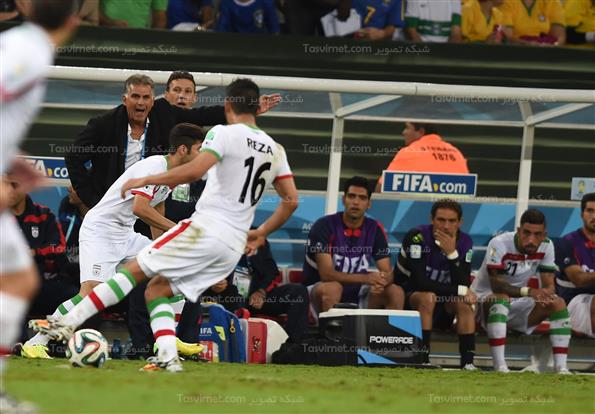 دیدار تیم های فوتبال ایران و نیجریه