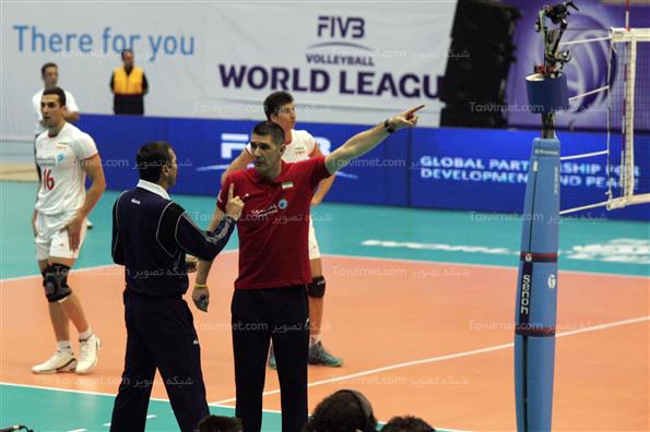 دیدار تیم های ملی والیبال ایران و برزیل