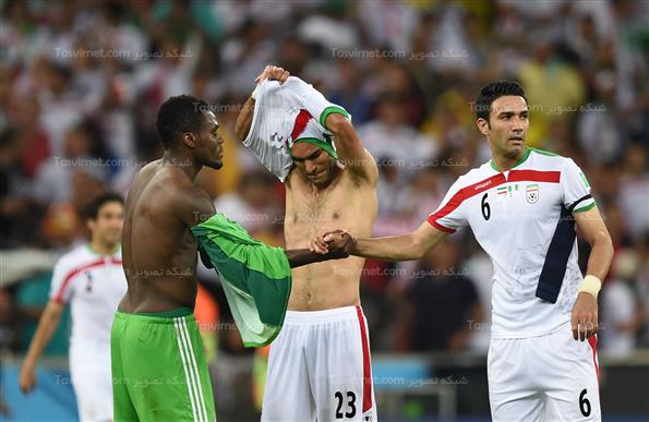 دیدار تیم های فوتبال ایران و نیجریه