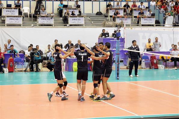 دیدار تیم های ملی والیبال ایران و لهستان