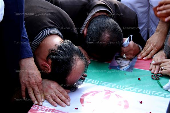 تشییع پیکر شهید گلچینی در باغ موزه دفاع مقدس