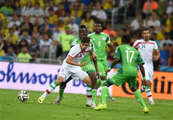 دیدار تیم های فوتبال ایران و نیجریه