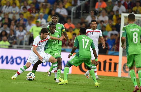 دیدار تیم های فوتبال ایران و نیجریه