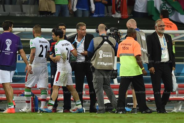 دیدار تیم های فوتبال ایران و نیجریه