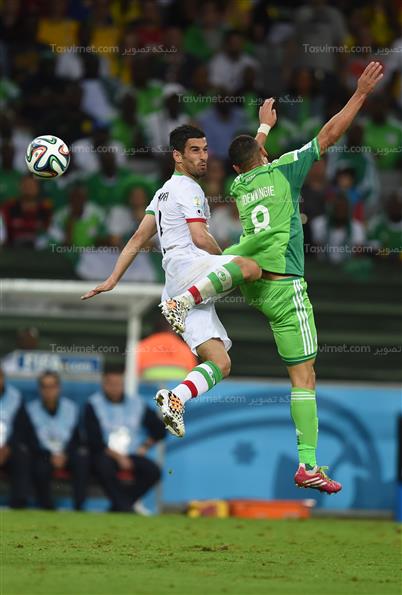 دیدار تیم های فوتبال ایران و نیجریه