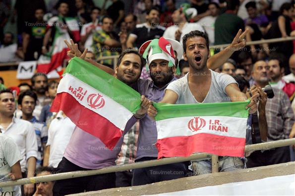 دیدار تیم های ملی والیبال ایران و برزیل
