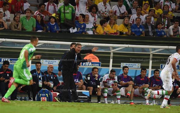 دیدار تیم های فوتبال ایران و نیجریه