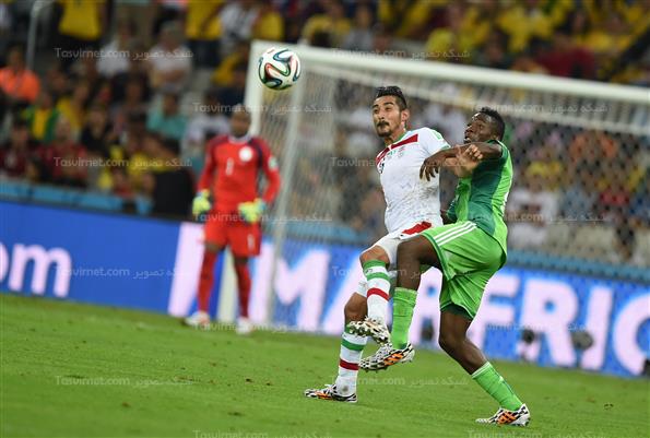 دیدار تیم های فوتبال ایران و نیجریه