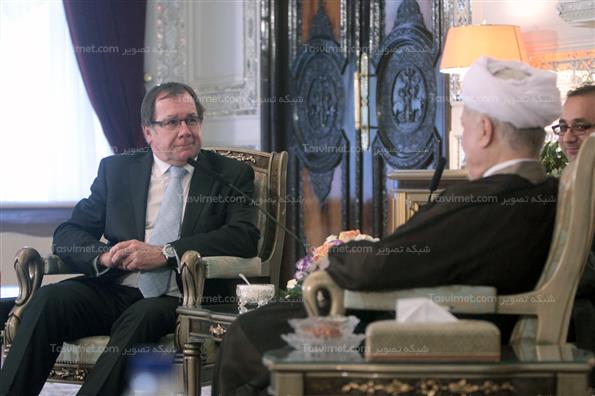 دیدار وزیر امور خارجه زلاندنو با هاشمی رفسنجانی