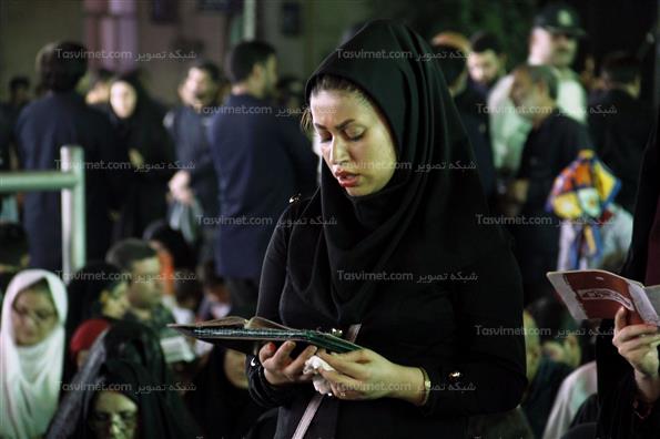 مراسم شب احیا در مهدیه تهران