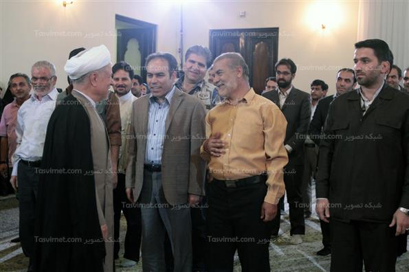 دیدار اصحاب رسانه با هاشمی رفسنجانی