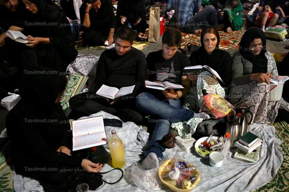 مراسم احیای شب21ماه مبارک رمضان درامامزاده صالح(ع)