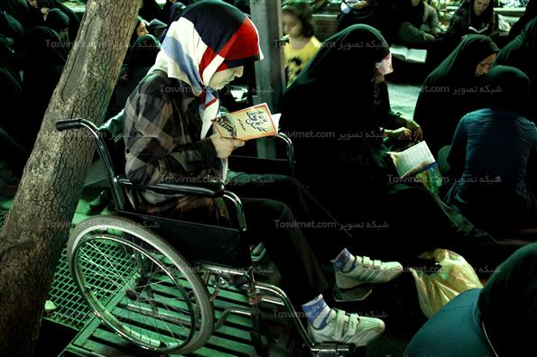 مراسم شب احیا در مهدیه تهران