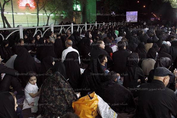 مراسم شب احیا در مهدیه تهران