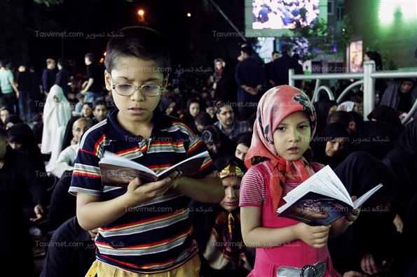 مراسم شب احیا در مهدیه تهران