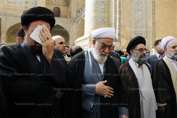 تشییع پیکر آیت الله محمدی گیلانی