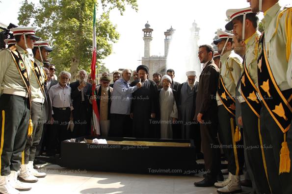 تشییع پیکر آیت الله محمدی گیلانی