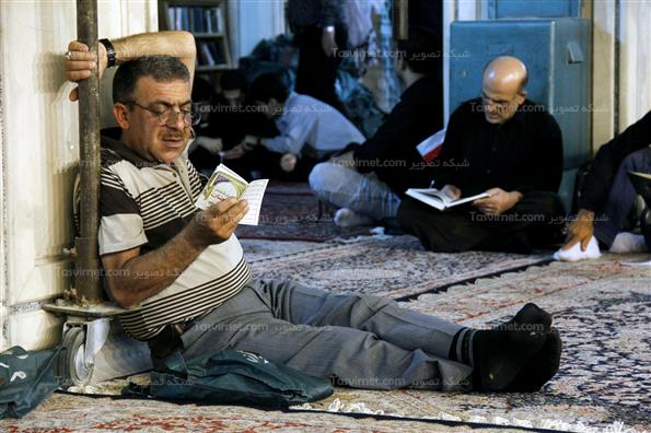 مراسم شب احیا در مهدیه تهران