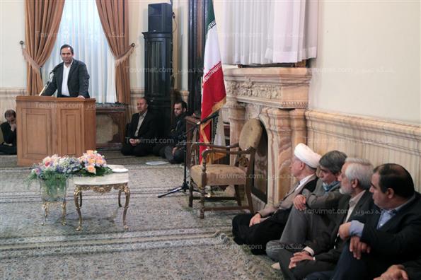 دیدار اصحاب رسانه با هاشمی رفسنجانی