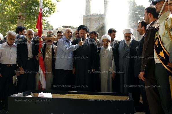 تشییع پیکر آیت الله محمدی گیلانی