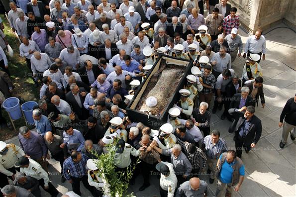 تشییع پیکر آیت الله محمدی گیلانی